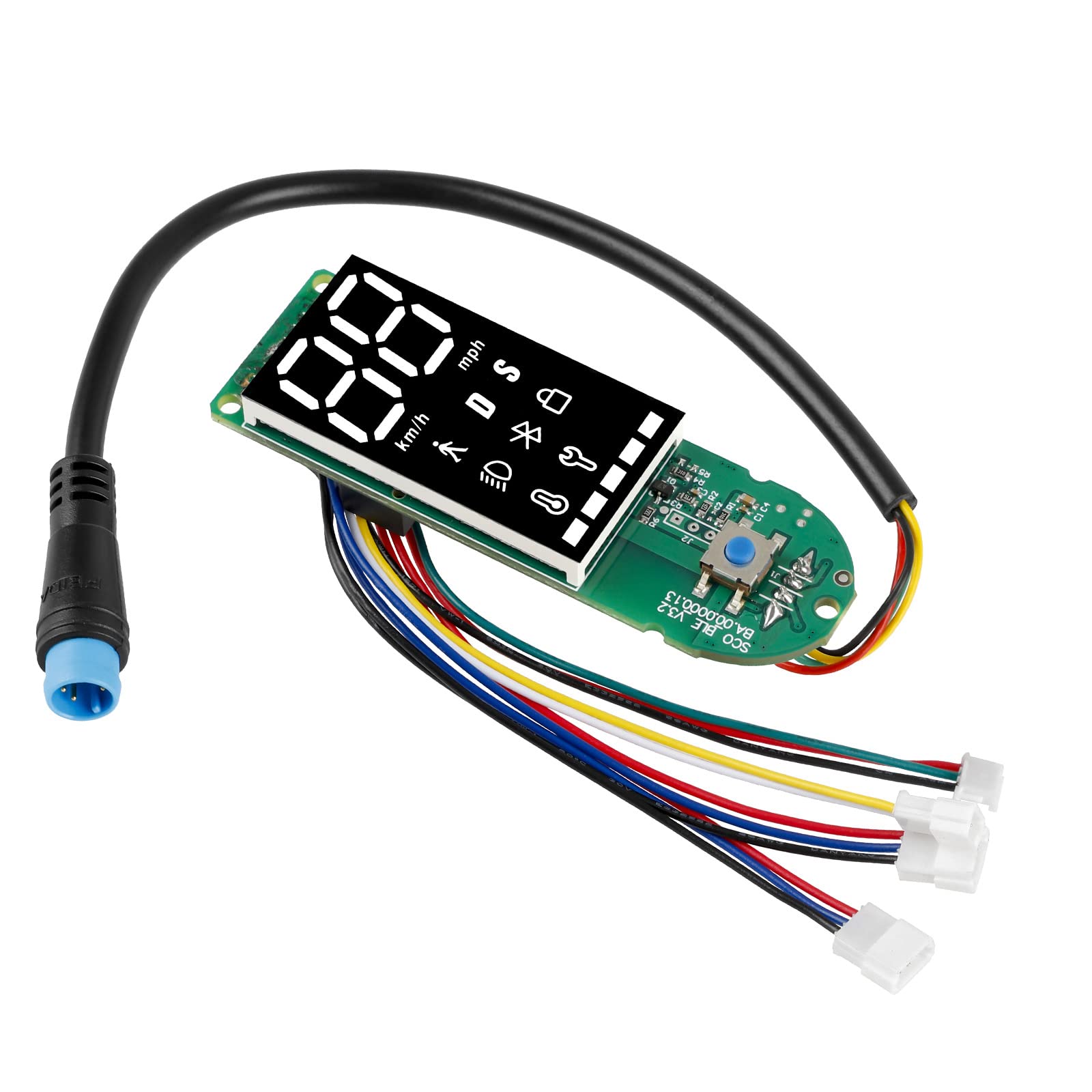 BLE Cruscotto Circuito Display LED Per Xiaomi 1S Pro E Pro2 Scooter Elettrico Cruscotto Bluetooth Circuito Board & Copertura dello Schermo per Xiaomi 1S/pro/pro2 Scooter