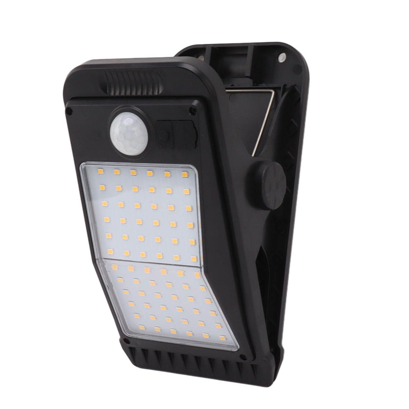 Marhynchus 72 LED Solar Light USB Solar Clip Lamp Batteria Incorporata USB Induzione del Corpo Umano per la Terrazza del Giardino del Cortile All'aperto (Luce bianca)
