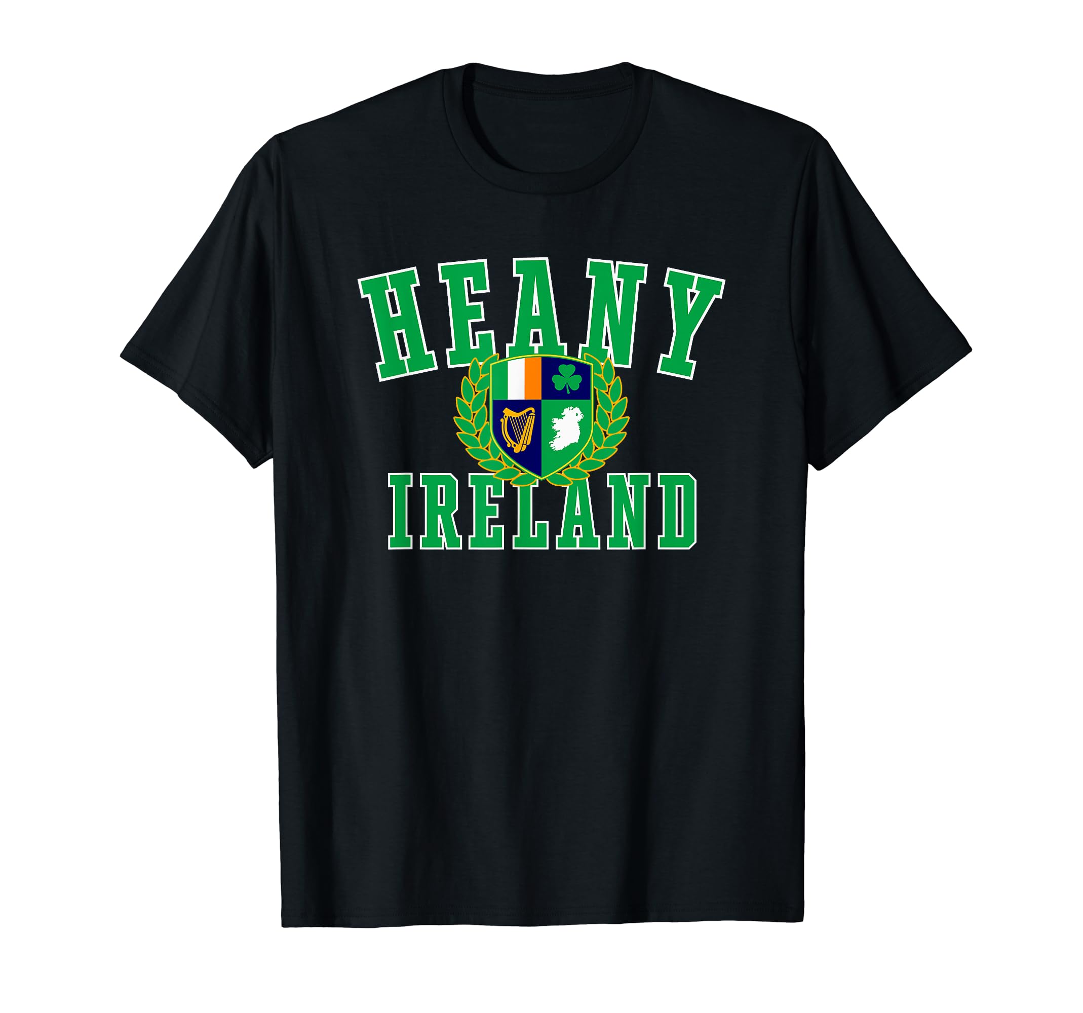 Irish Surname Heany Ireland Crest T-Shirt