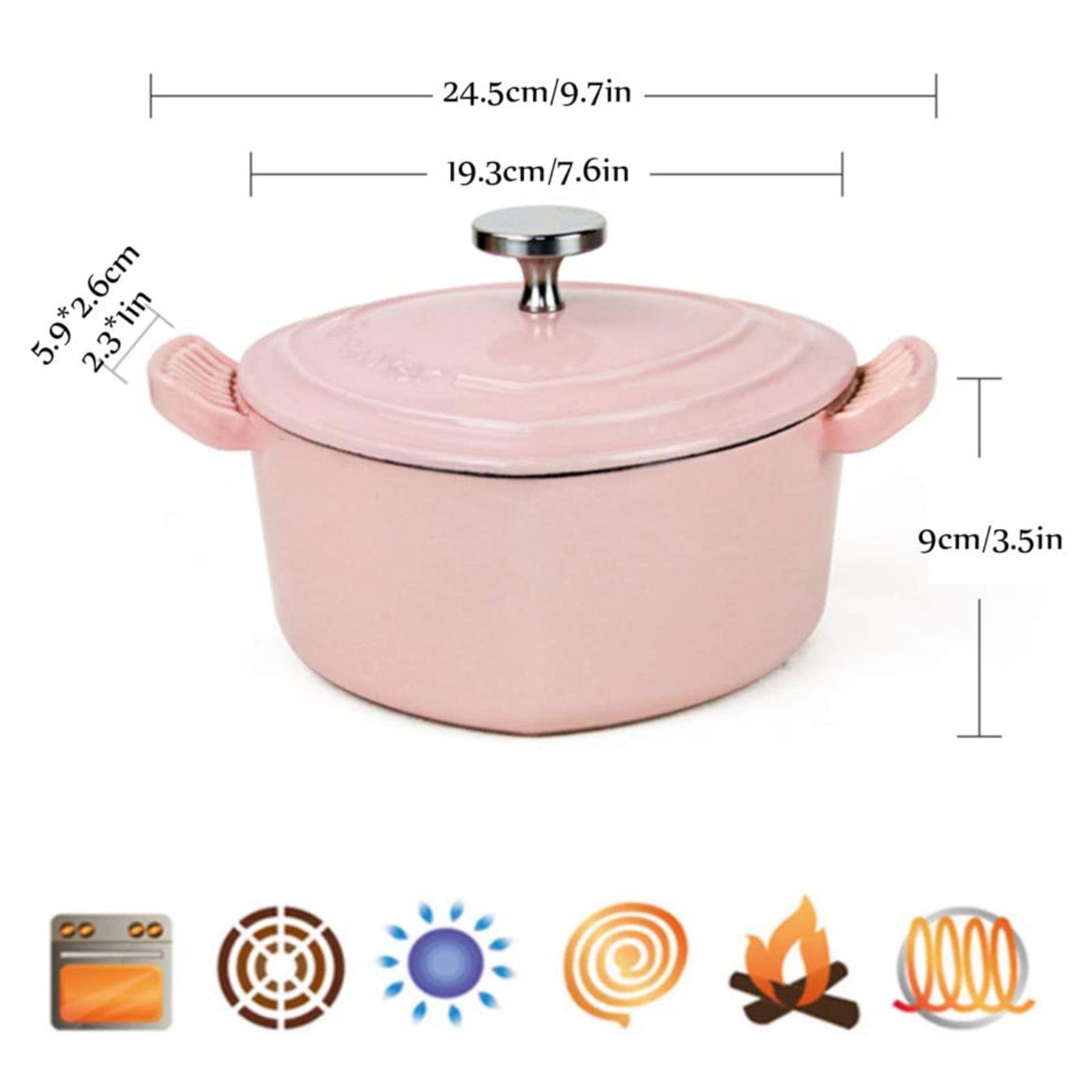 Cocotte Cœur en fonte émaillée avec bouton cœur | Le Creuset FR
