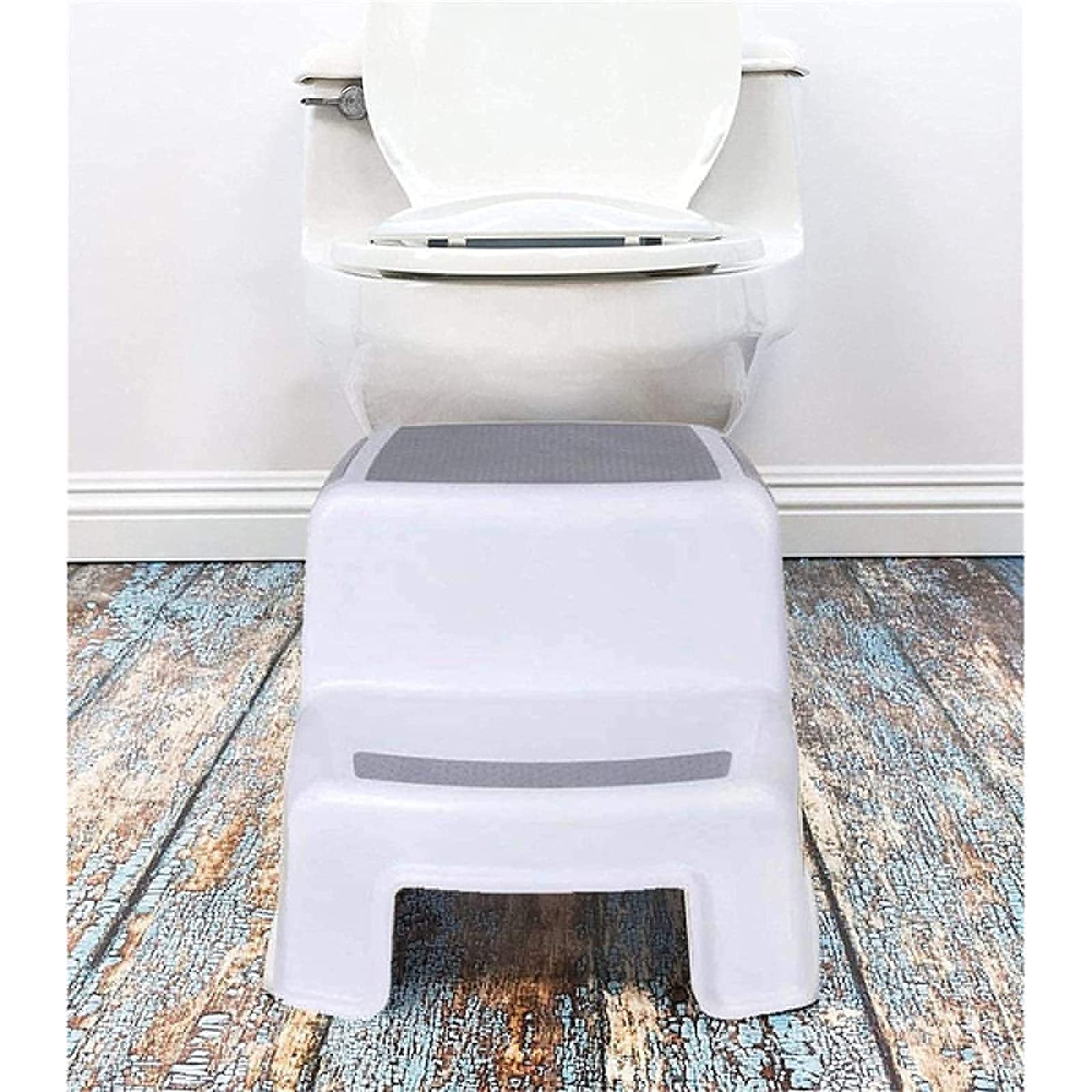 Taburete Escalonado portátil Taburete Escalonado de Doble Altura para niños | Taburete para niños pequeños para enseñar a IR al baño y Usarlo en el baño o la Cocina