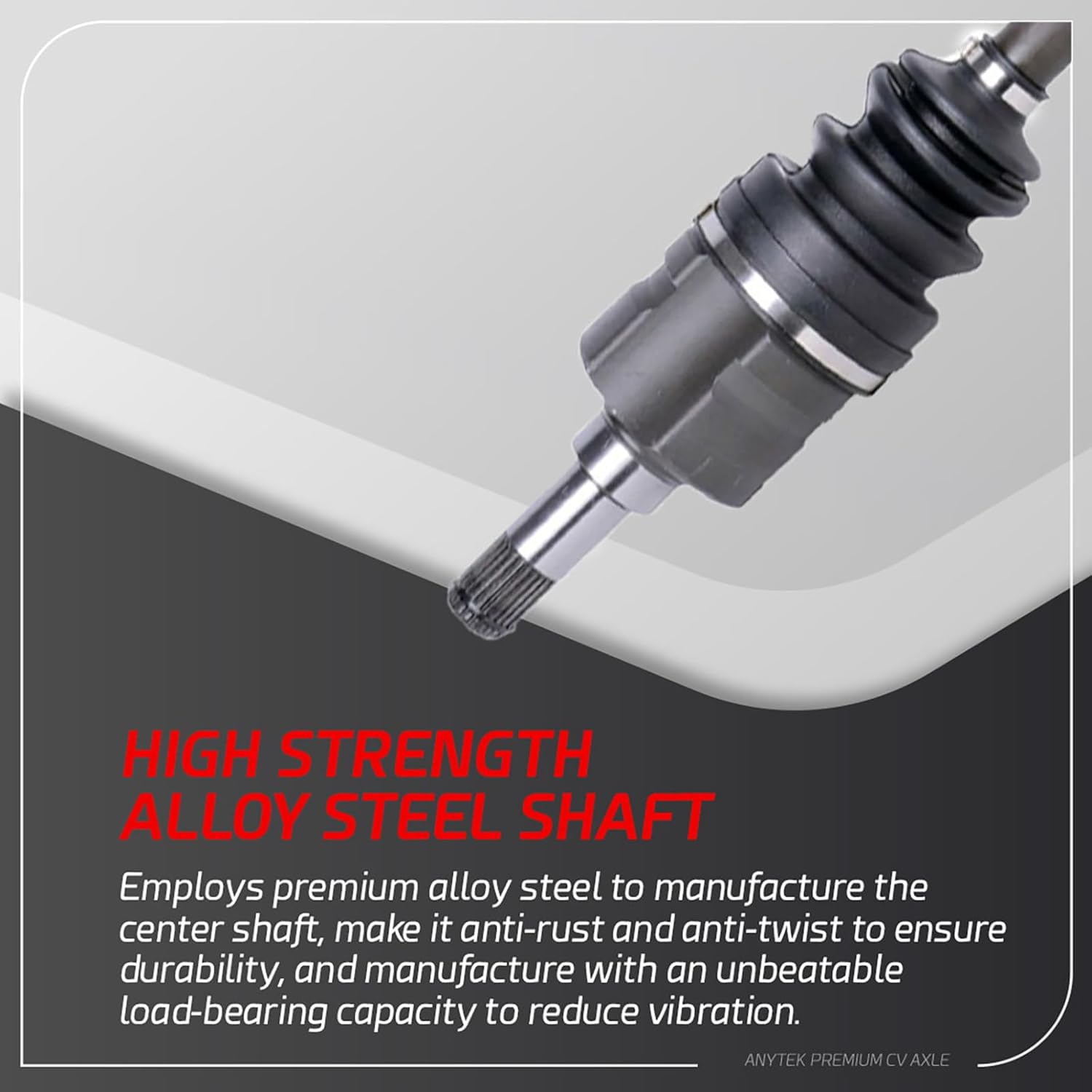 Anytek CV Axle Shaft Front Left Compatible with Chrysler Grand Voyager Town Country Dodge Grand Caravan Plymouth Voyager 1996-2008 Replace#4641855AA 4641855AC Front Driver Side CV Axle Shaft Assembly