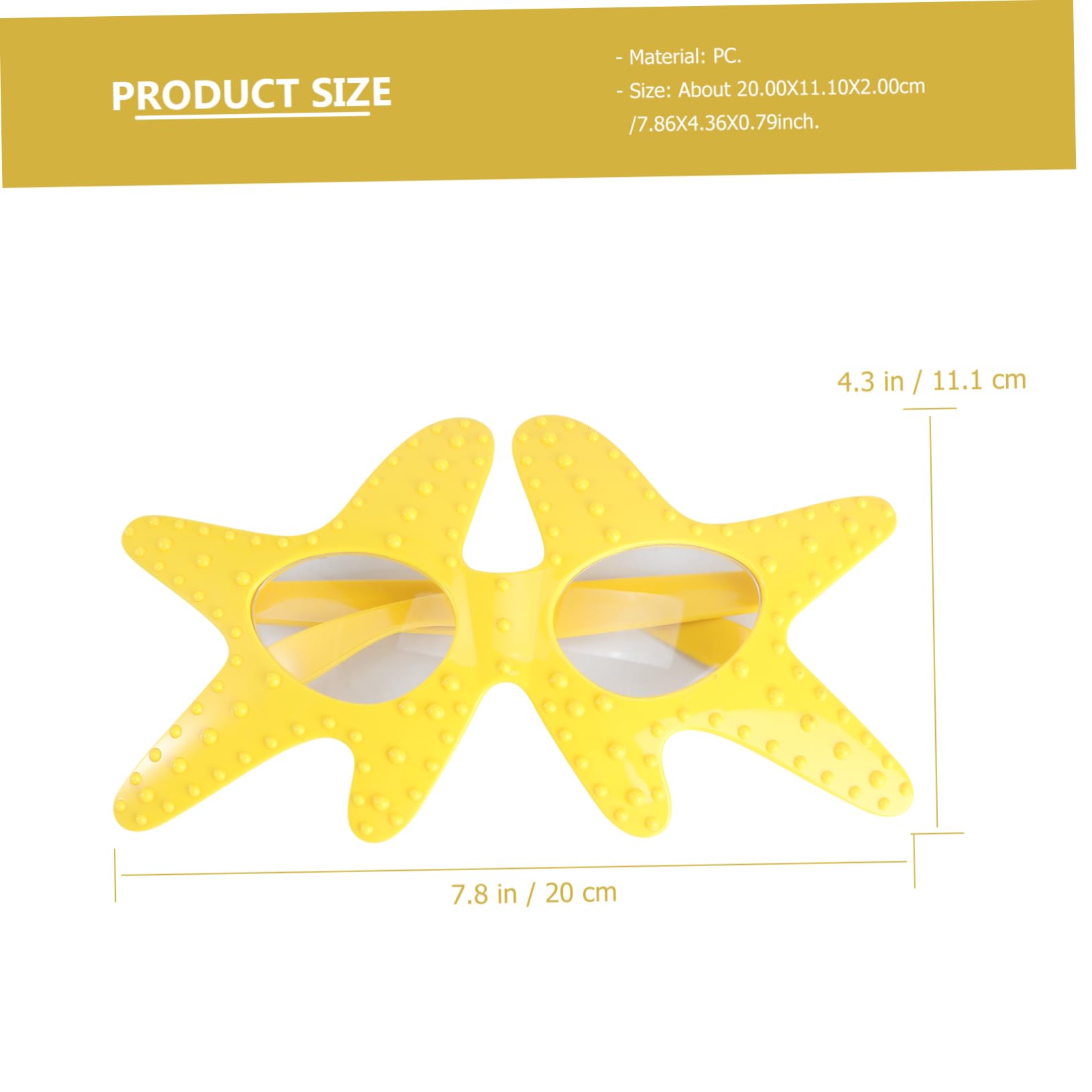 Homoyoyo Pair of Creative Pattern Fashion Eyewear Sunglasses Decor for Outdoors