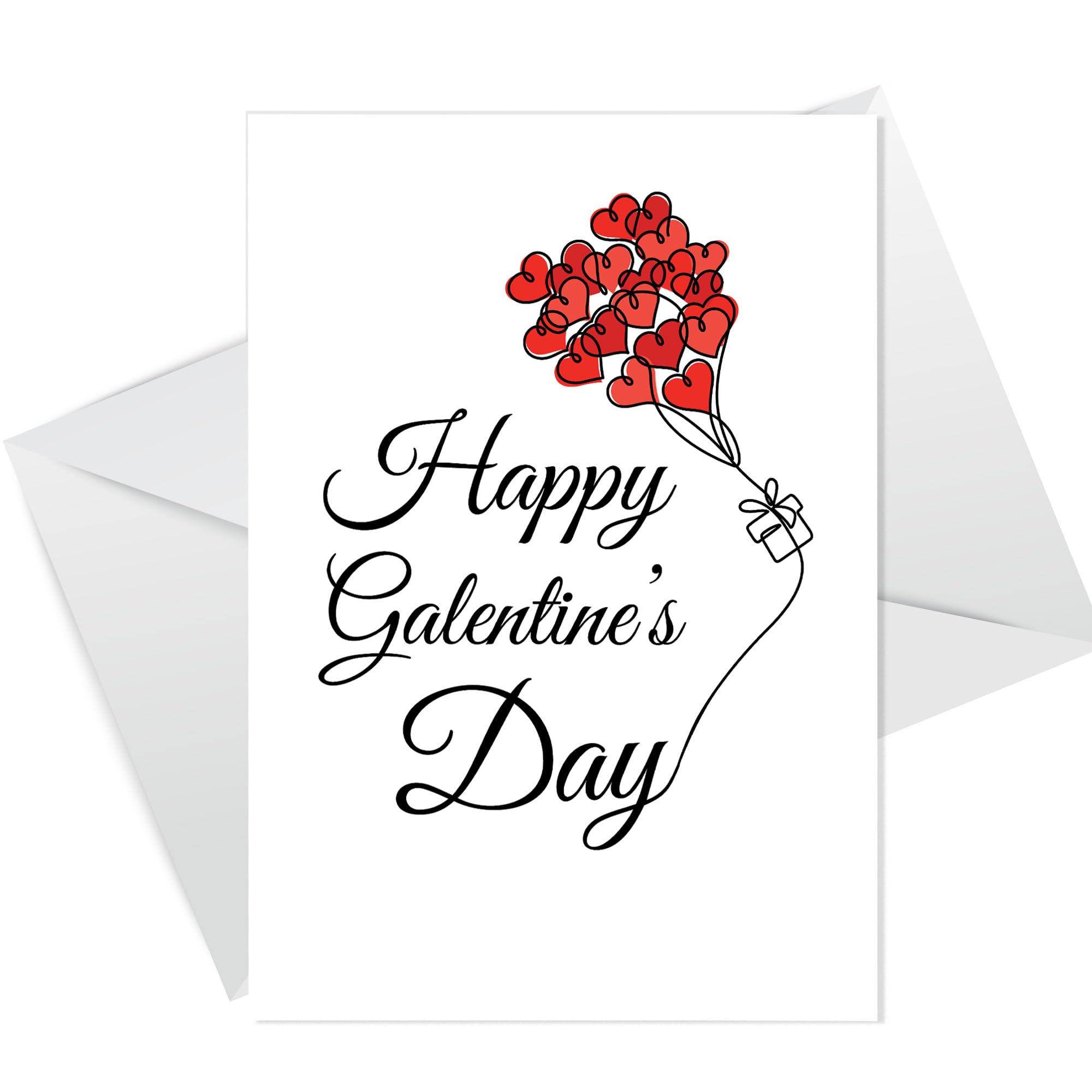 RED OCEAN Galentines Day Card Cute Card For Best Friend For Valentines Day Galentines Cards For Her Valentines Greetings Card With Envelope