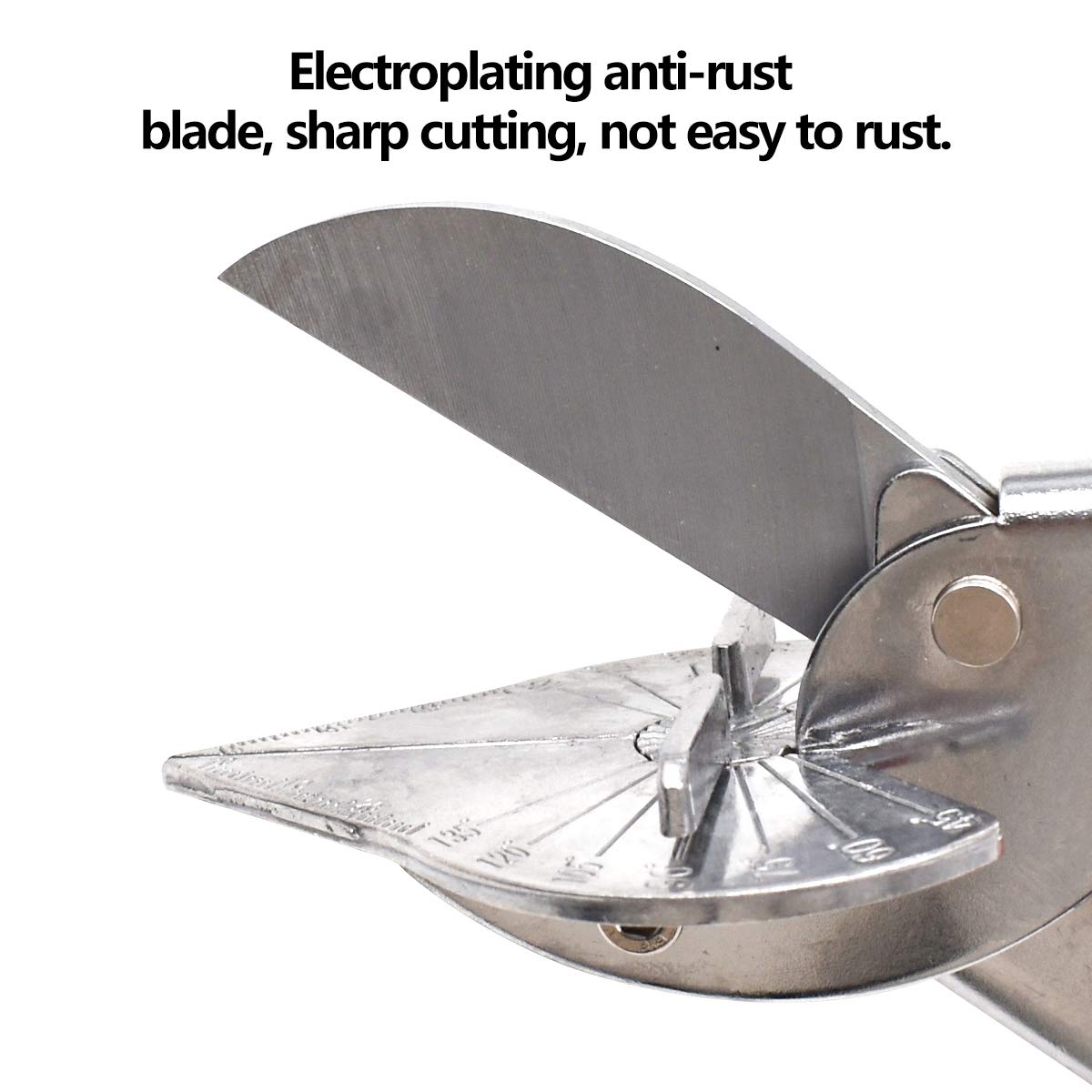 Qixuer Pack of 2 Multi-Angle Cutter, Mitre Scissors, Soft Wood