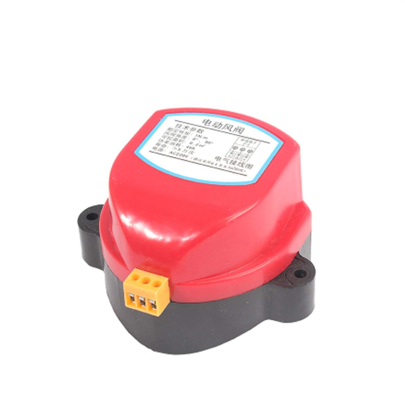 MImei 220 فولت المحرك ل صمام المثبط الهواء 12 فولت / 24 فولت الكهربائية قناة الهواء بمحركات المثبط صمام الرياح سائق 1nm لأنابيب التهوية (Voltage : AC220V)