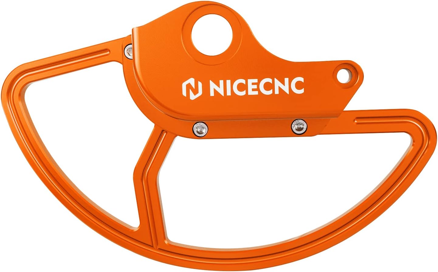 NICECNC Front Brake Disc Guard Protector Compatible with 690 Enduro R 2014-2023, Compatible with Husqvarna 701 Enduro 2016-2024, Compatible with GasGas 700 ES 2022-2024, Orange