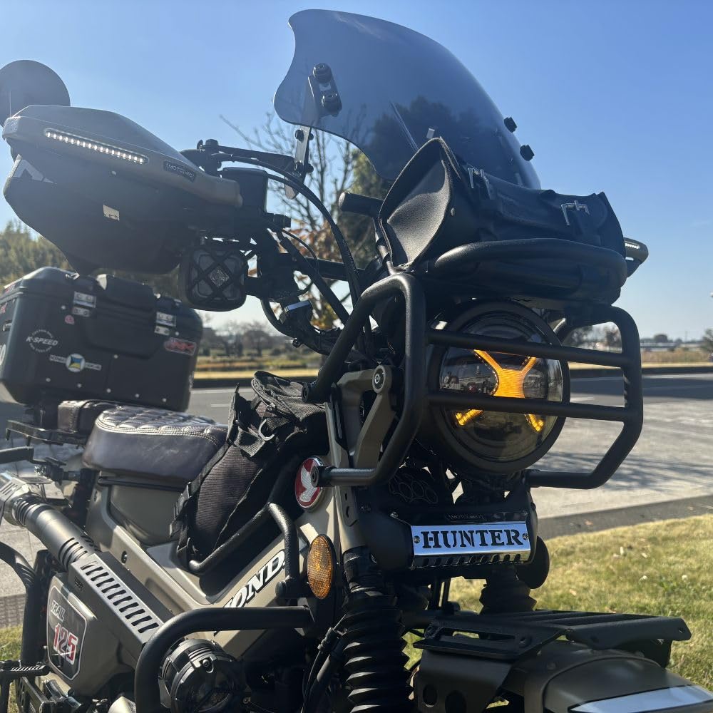 Amazon | MotolordD ホンダハンターカブCT125用フロントエンブレム Bow