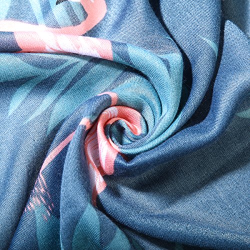 JN&LULU Womens Cotton Large Mulberry Scarf Long Satin Scarf Fashion Designer Lightweight Wraps 70"x 35"4