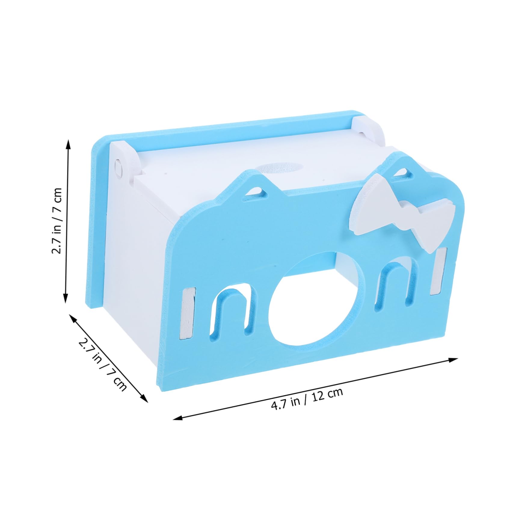 Yardwe Guinea Pig Hideout House Small Habitat Decor for Hamsters Chinchillas and Design Comfortable Durable for Exercise and Play