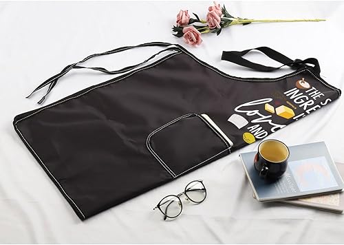 Miniatura 7 de MBMSO Delantal para hornear, el ingrediente secreto es siempre amor, delantal de panadero, regalos de horneado, regalos de cocina para amantes de la
