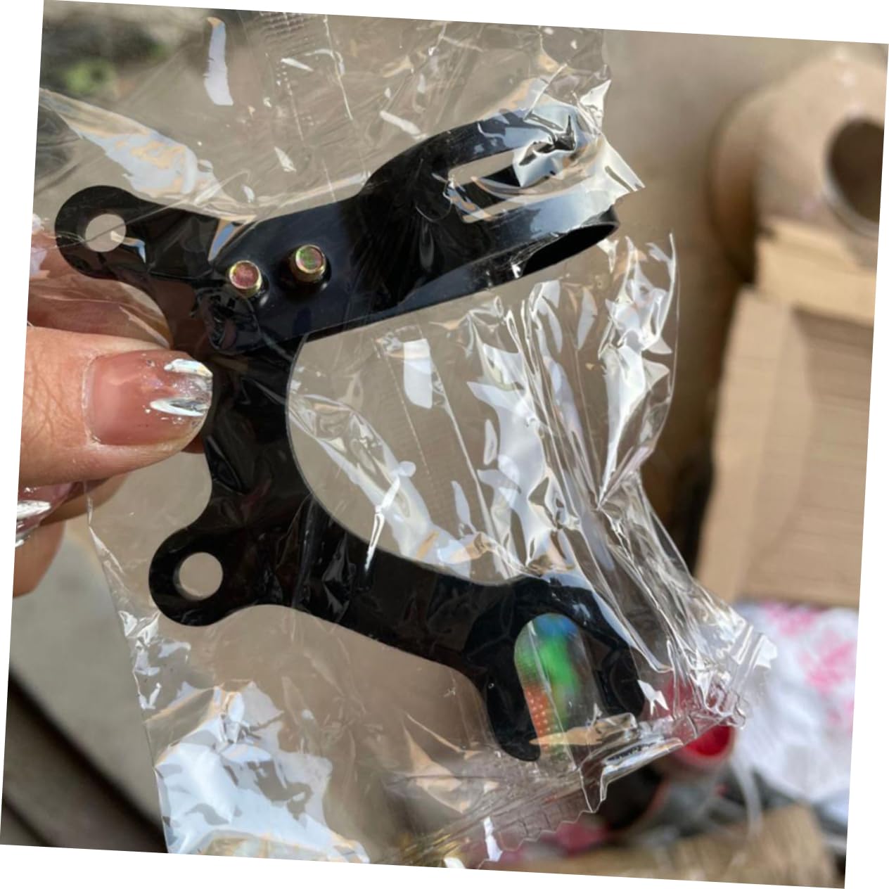 Gatuida Bremshalter Adapter Für Scheibenbremsen Einstellbare Carbonstahl Bremsadapter Für Fahrräder Zur Umrüstung Von Standard Scheibenbremsen