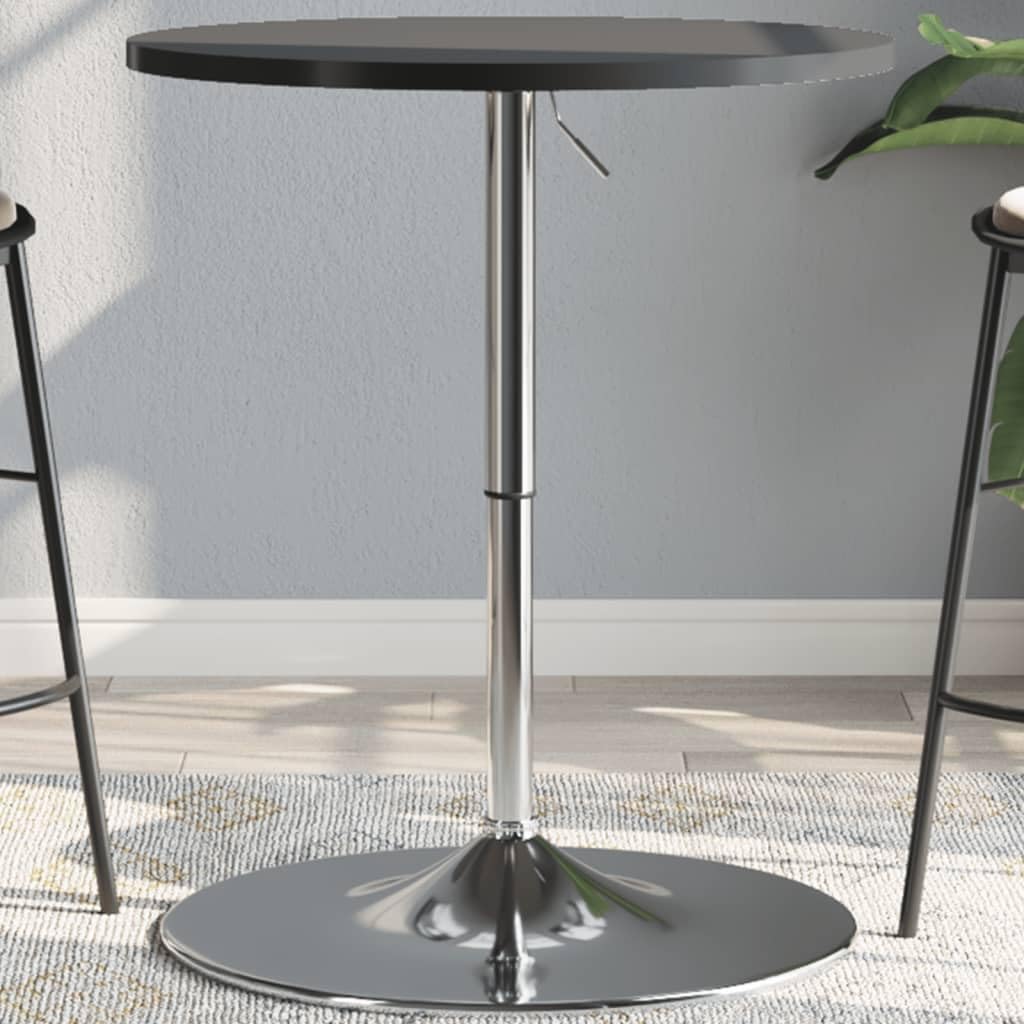 vidaXL Gestell für Bartisch, Tischgestell Höhenverstellbar, Tischbeine Tischuntergestell für Stehtisch Bistrotisch, Verchromter Stahl