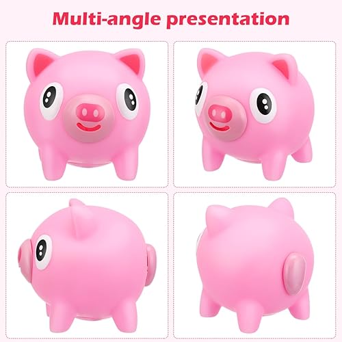 Miniatura 4 de Adorable Juguete de Látex Gritón para Escritorio, Juguete de Descompresión Animal para Adolescentes, Toystongue Cerdo Pelota para Niños, Juegos