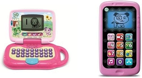 LeapFrog LeaptopOrdenador educativo y teléfono inteligente Business bebé Bundle, violeta