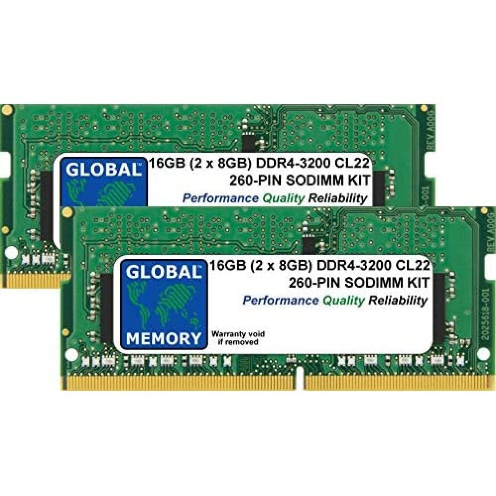 Mémoire RAM DDR4 3200MHz PC4-25600 upgrade PC portable 16Go 4x4Go SODIMM 260-PIN