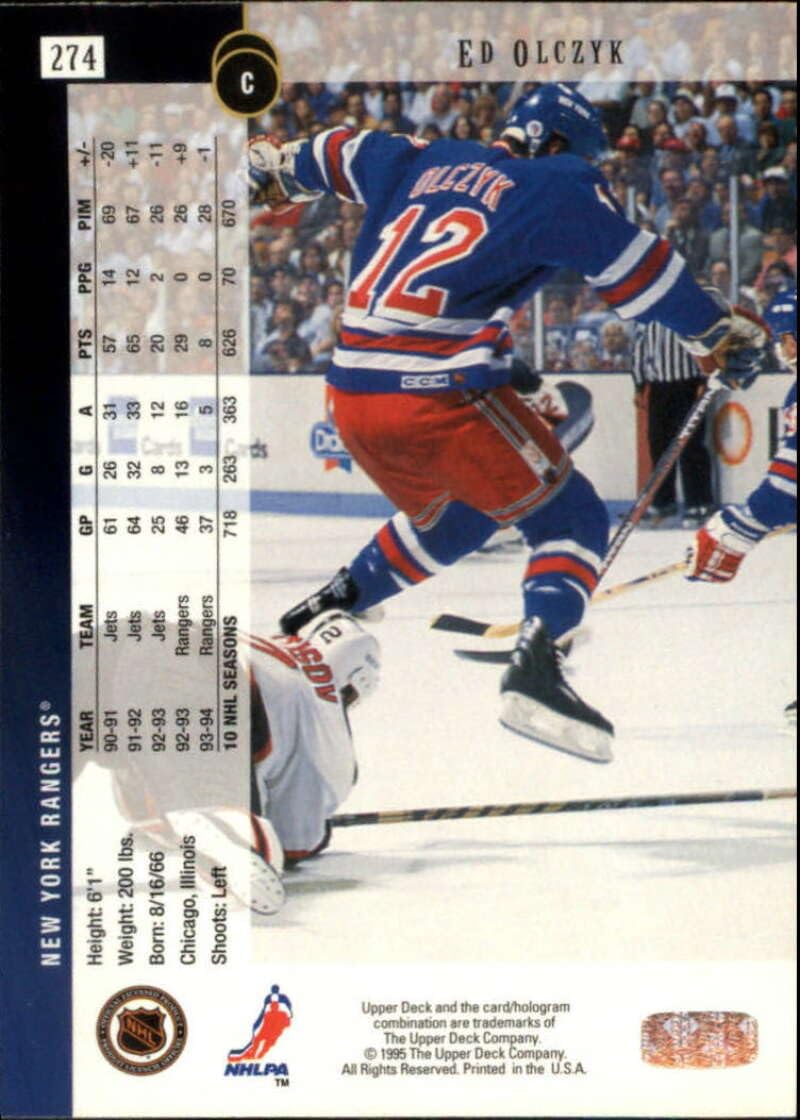 Amazon.com: 1994-95 Upper Deck Series 2 Hockey #274 Ed