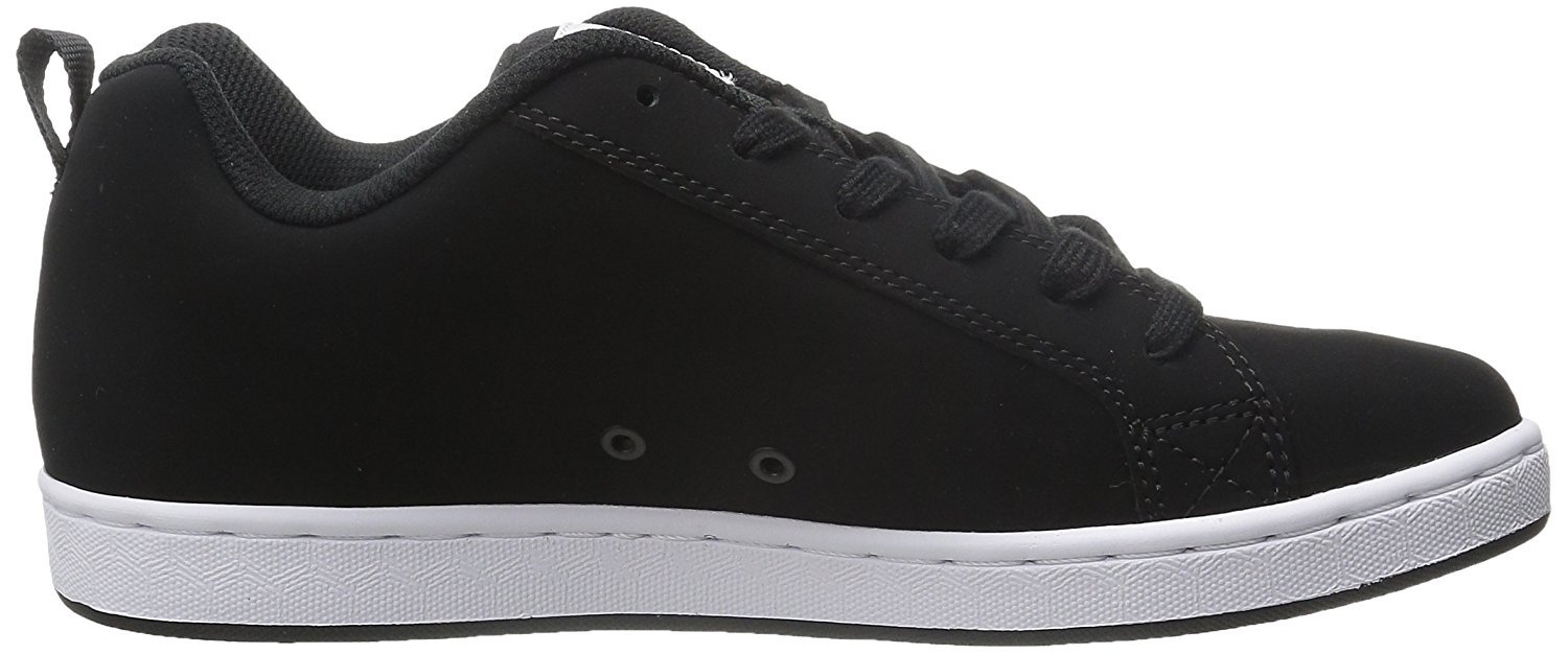DC Womens Dc Women's Court Graffik Casual Skate Shoe: 10.5 White/M Silver