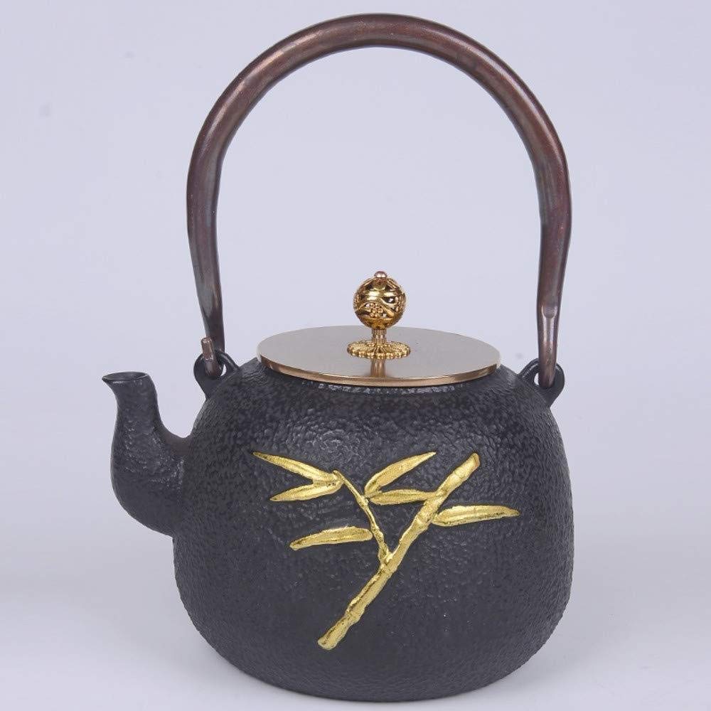 ShiSyan Tea Sets Cast Iron Iron South Cast Iron Pot Jinzhu Pig Iron Kettle Tea Set 1 2L