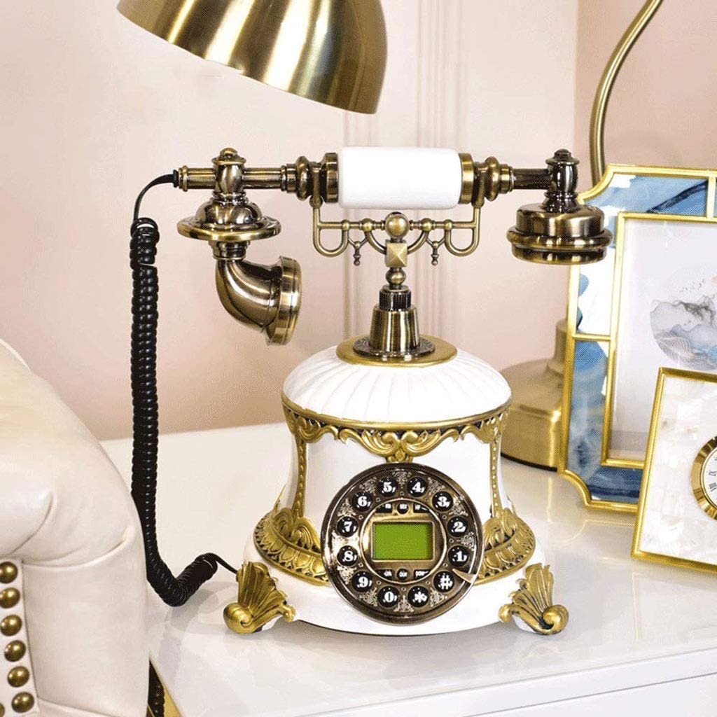 Telefono Antico - Telefono Vintage Digitale Fisso Suoneria Classica Europea retrò per Telefono Fisso