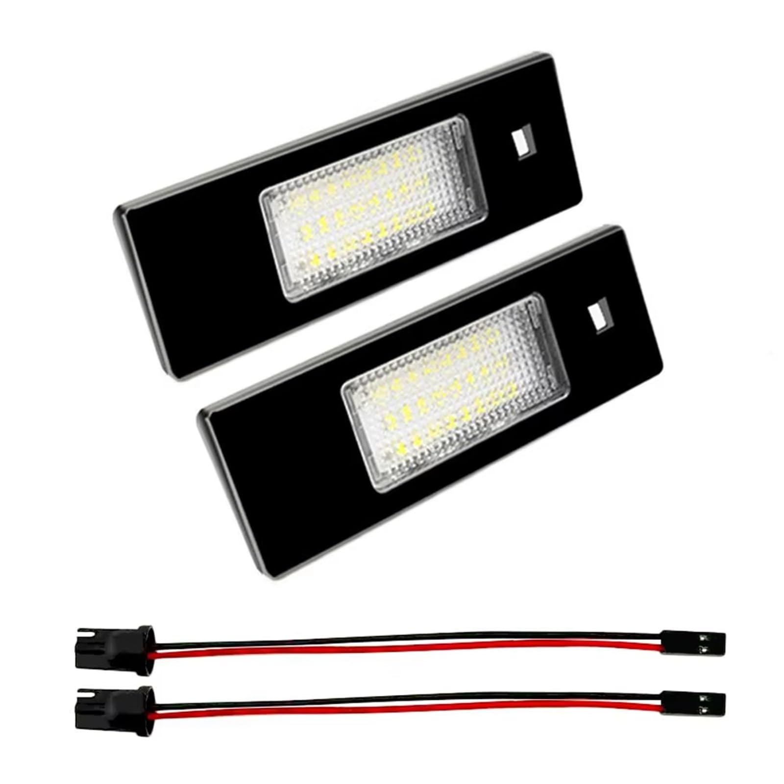 Para Serie 1 Para E81 Para E87 Para E63 Para E64 Para M6 Para E85 Para E86 Lámpara Matrícula LED Xenón Blanca 2 Piezas Luces LED Matrícula Matrícula