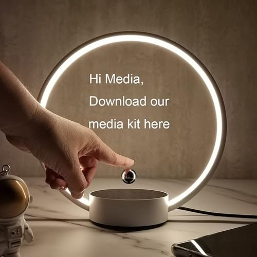 Miniatura 6 de Floating Light Bulb, Magnetic levitating LED Desk Lamp Table lamp Night Light, 360 Degree Automatic Rotating Light, Unique Gifts for Christmas