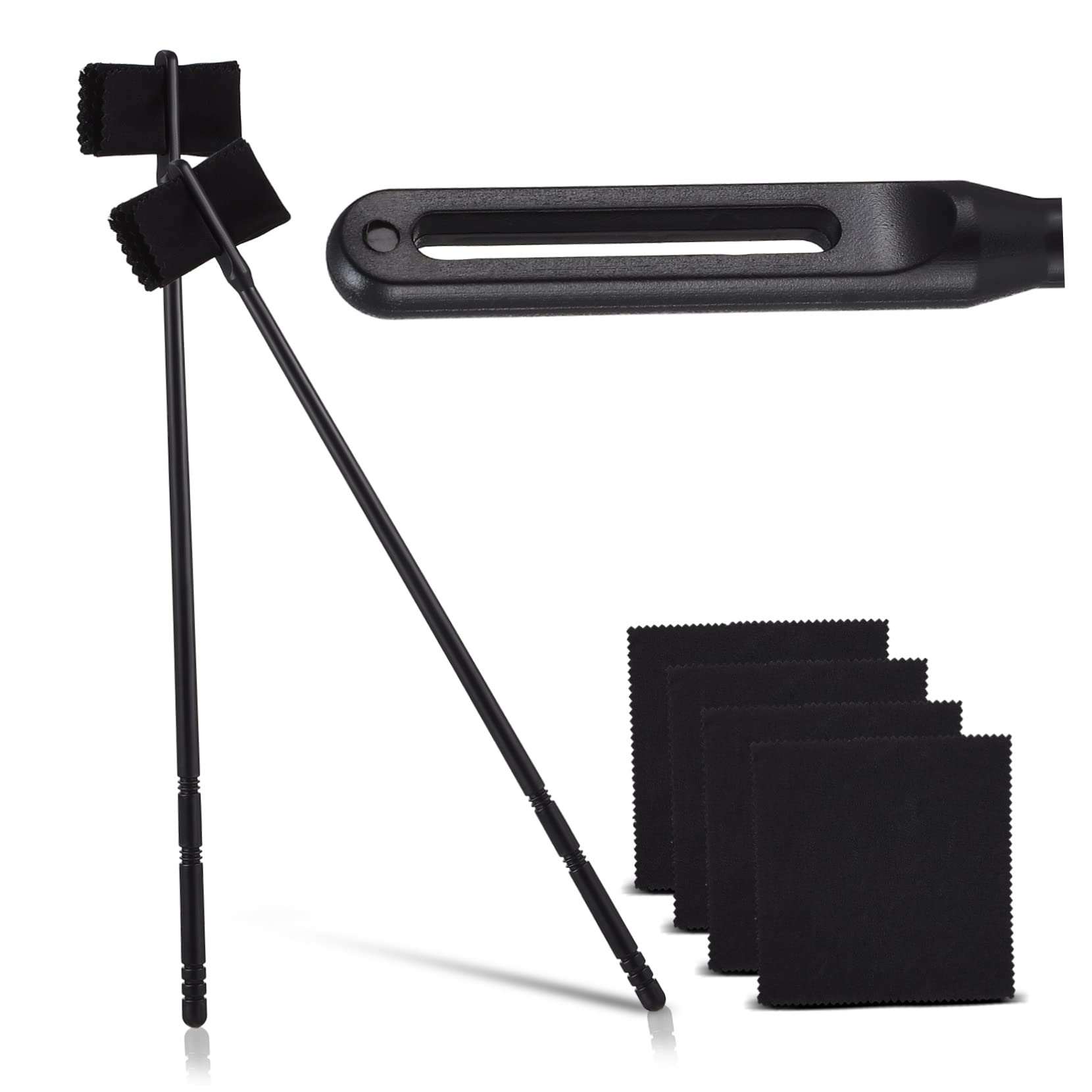 Toddmomy 1Set Cleaning Kit Rods Cloths for Maintenance Multi Use Cleaning Tools for Wind Instruments Simple Operation Easy to with