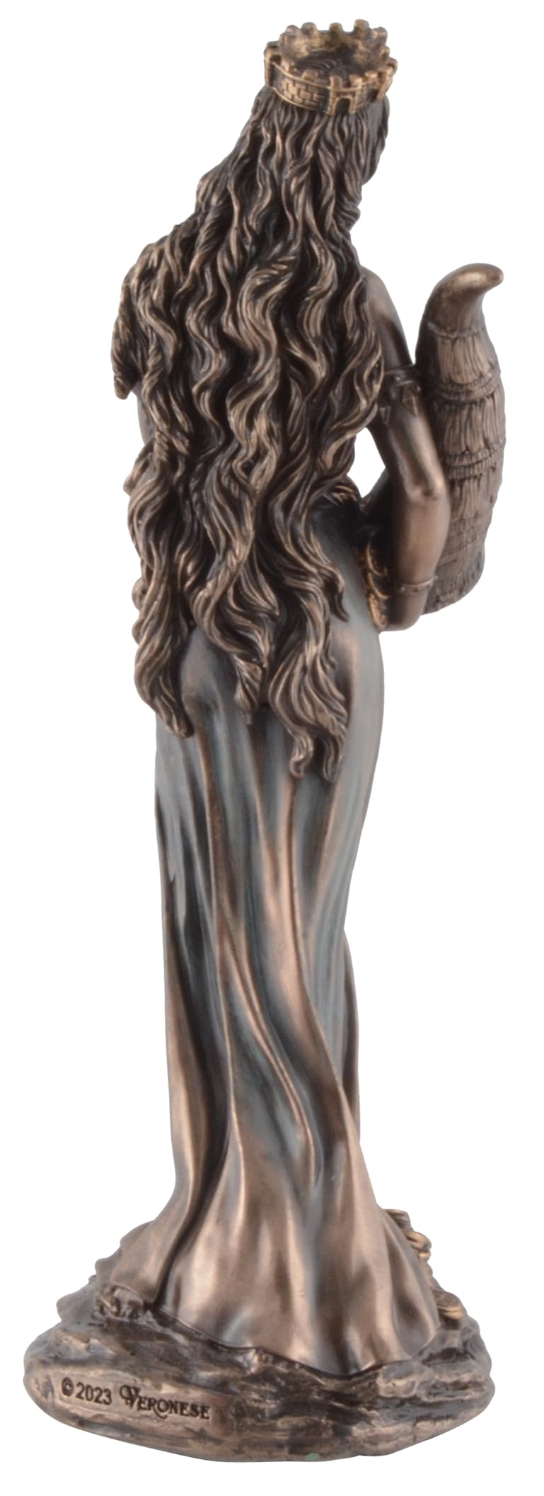 VOGLER Joh. Vogler GmbH Bronzierte Fortuna Statue Römische Göttin des Glücks 16cm Figur Glück Veronese