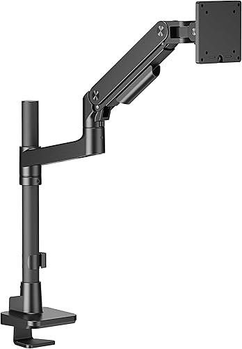 Miniatura 2 de Gladiator Joe Brazo de monitor ultraancho de aluminio resistente para pantallas de 49 pulgadas de hasta 44 libras, soporte de monitor de escritorio