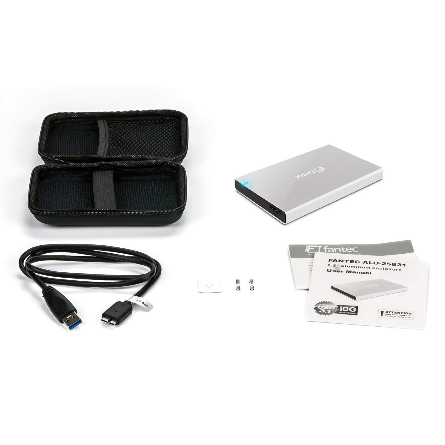 Case Box SATA Esterno Per HARDISK HARD DISK In Alluminio HD 3.5 Usb 2.0 Hdd - Foto 6