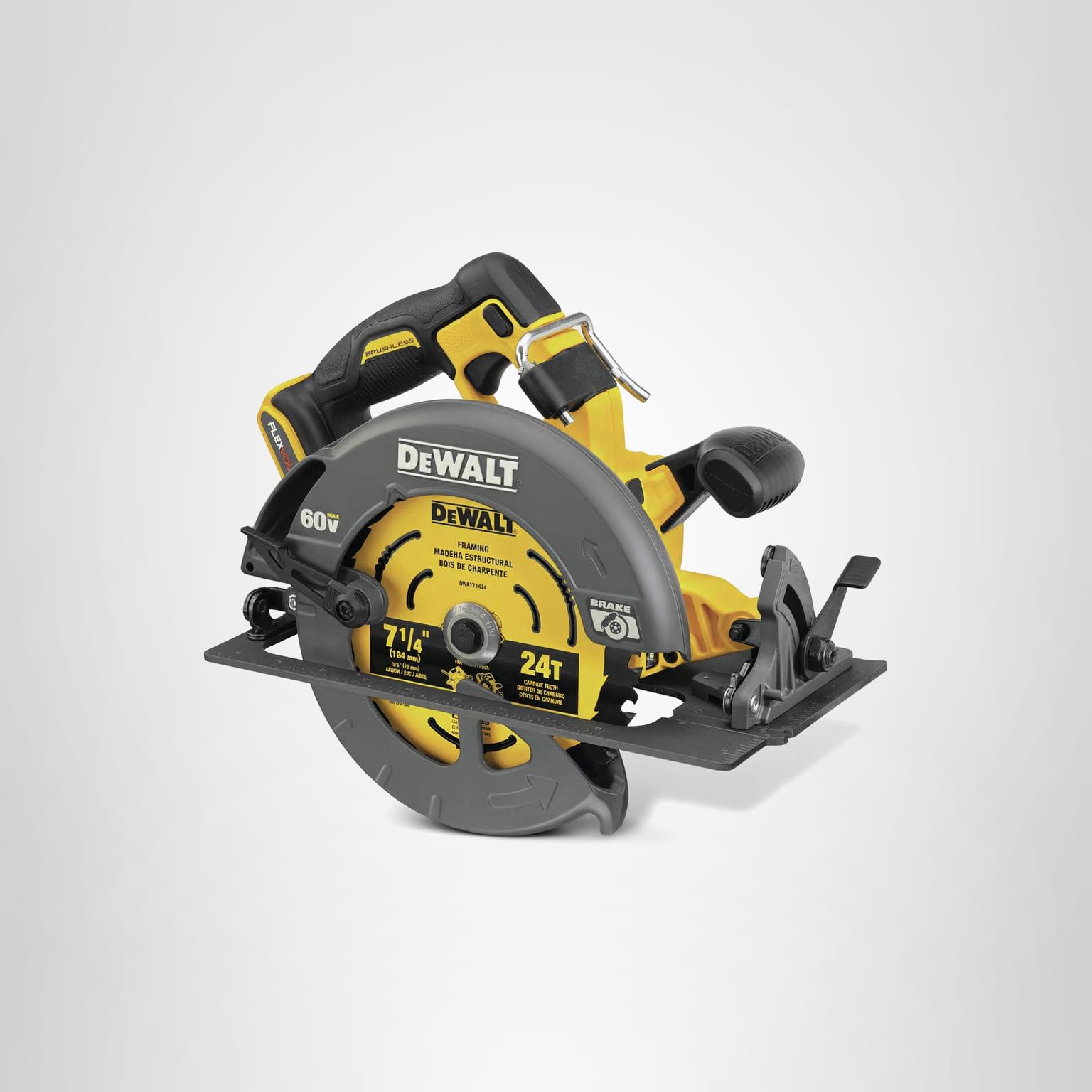 DEWALT FLEXVOLT 60V MAX* Circular Saw with Brake, 7-1/4-Inch, Tool