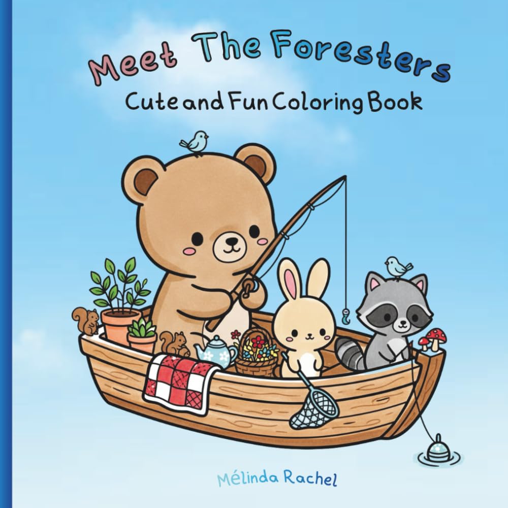 Meet the Foresters: Cute and Fun Coloring Book
