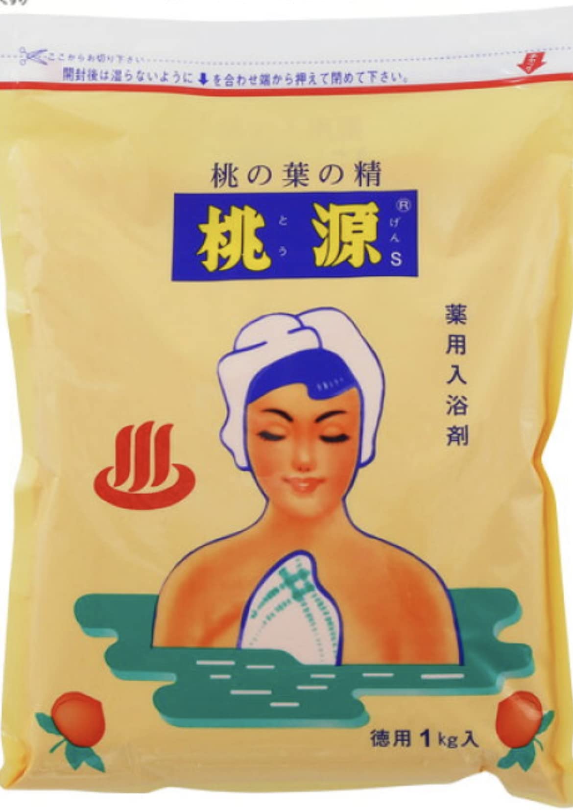 薬用入浴剤 桃源S桃の葉の精 4kg 61hyXEDJ6nL.jpg