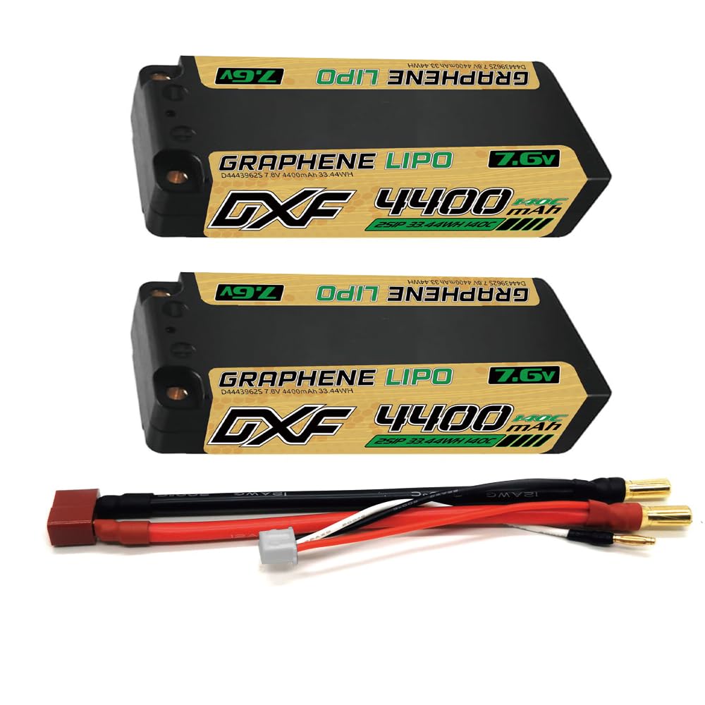 DXF Li-HV7.6V140C4400mAhバッテリー 4個セット DXF Li-HV7