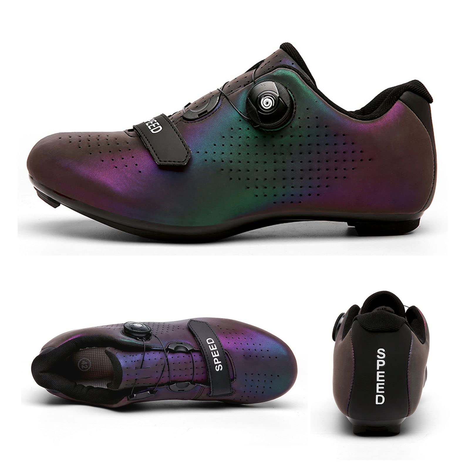 Męskie i damskie buty rowerowe, górskie, szosowe, buty do jazdy konnej, uniseks, odblaskowy design, MTB, kompatybilne z SPD, wygląd delta, knagi