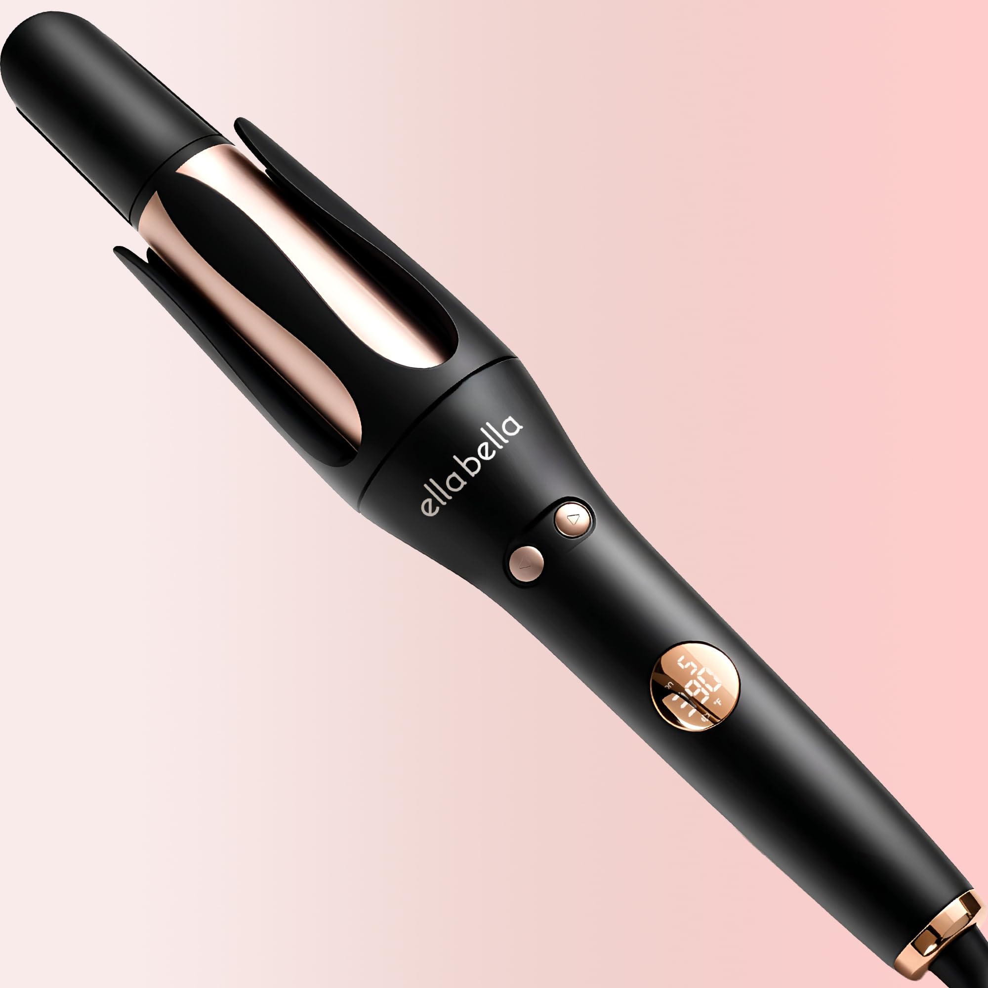 ELLA BELLA® Automatic Rotating Curling Iron • Automatic Hair Curler • Easy to Use • Digital Display to Control Temperature Accurately • Transform Your Look in Seconds
