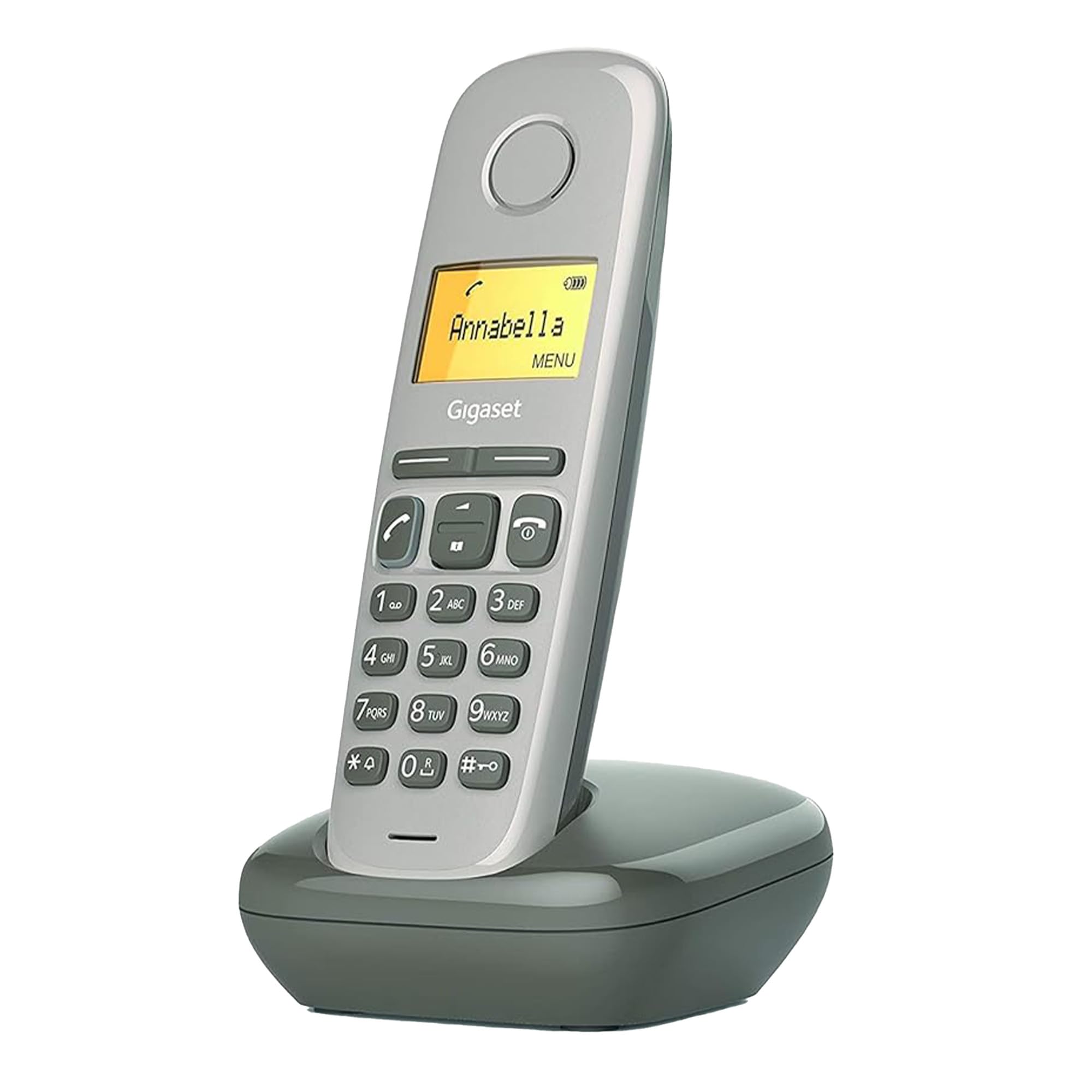 Gigaset A170 - Teléfono Inalámbrico, Pantalla Iluminada, Agenda de 50 Contactos,