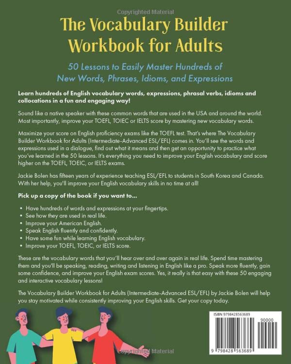 The Vocabulary Builder Workbook for Adults (Intermediate-Advanced ESL/EFL): 50 Lessons to Easily Master Hundreds of New Words - Image 2