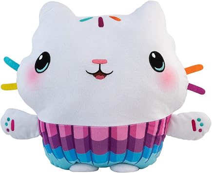 Gabbys Dollhouse Cakey Kids Bedding Super Soft Plush Cuddle Pillow Buddy, Officially Licensed Product By Franco