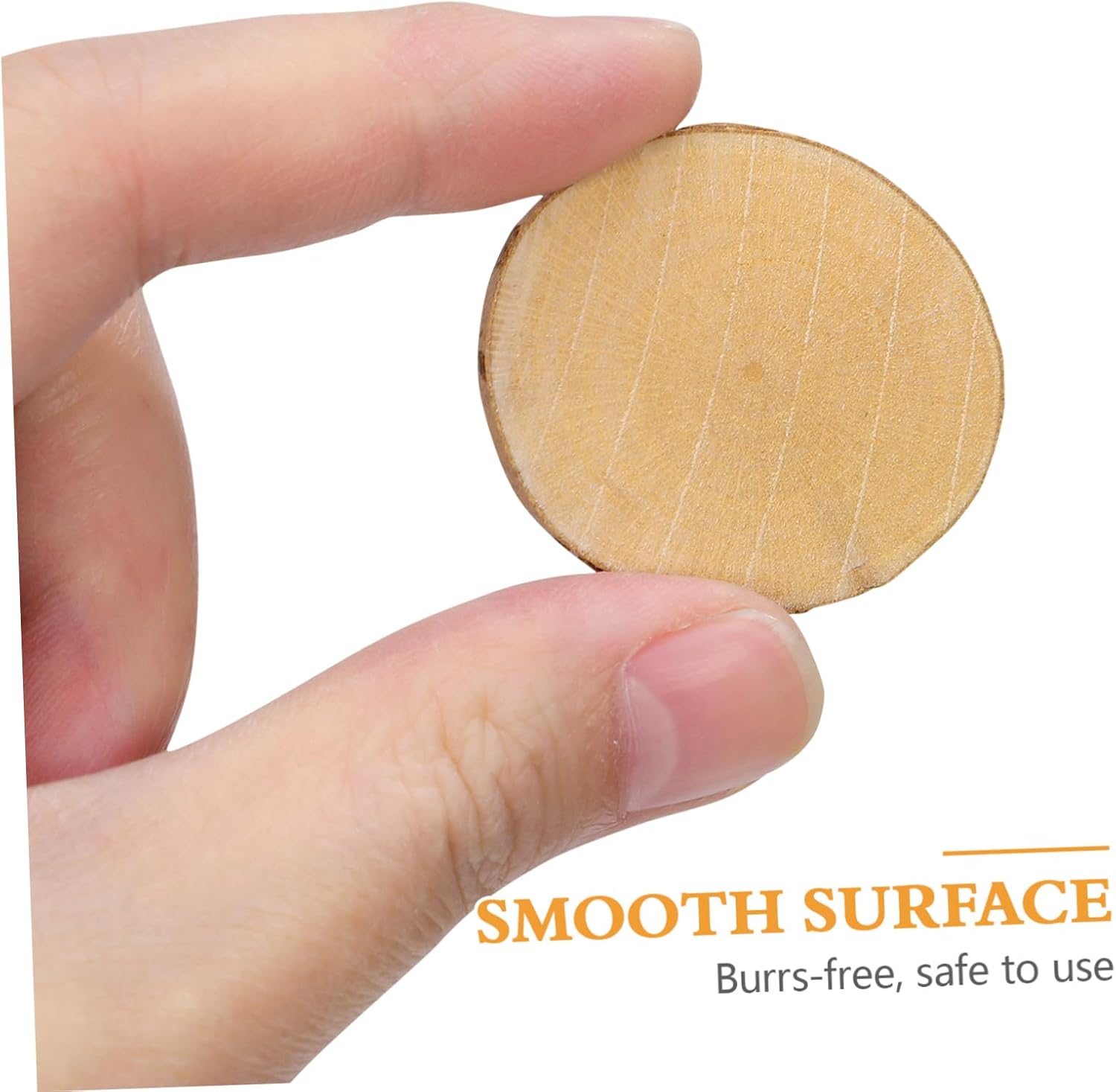 100Pcs Small Natural Wood Slices 1.5-3CM for DIY Crafts Wedding Decor