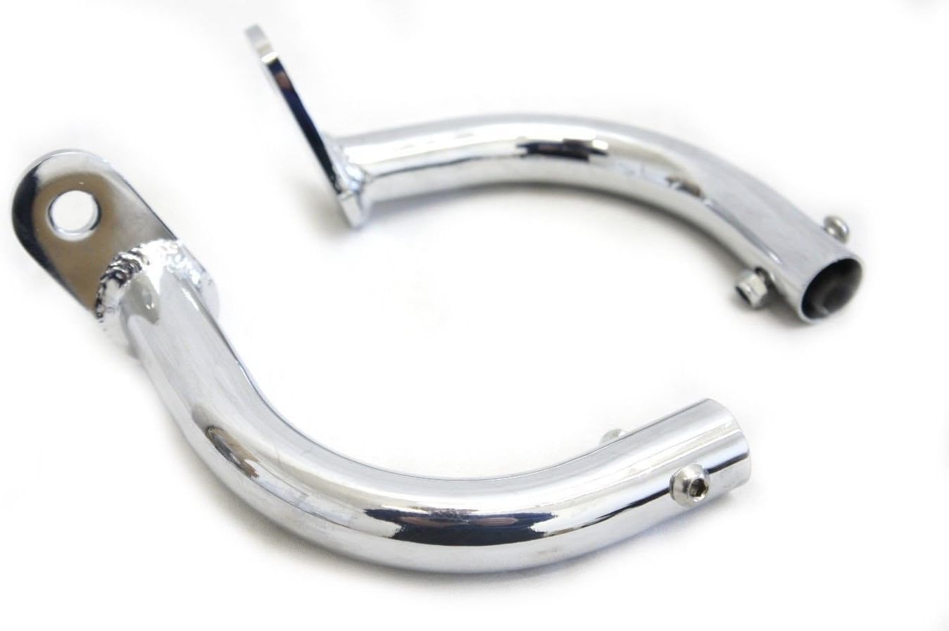 Chrome Saddlebag Guard Eliminator Support Bracket For
