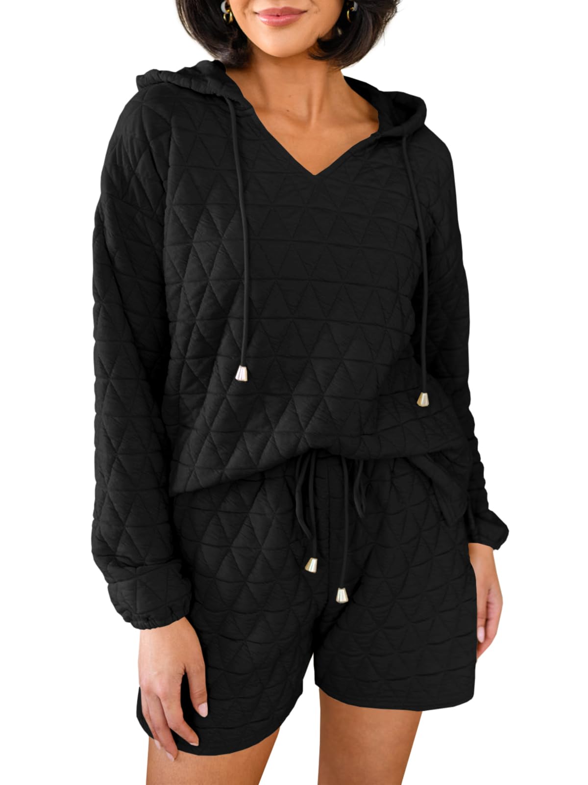 Sundress V-neck Hoodie Set