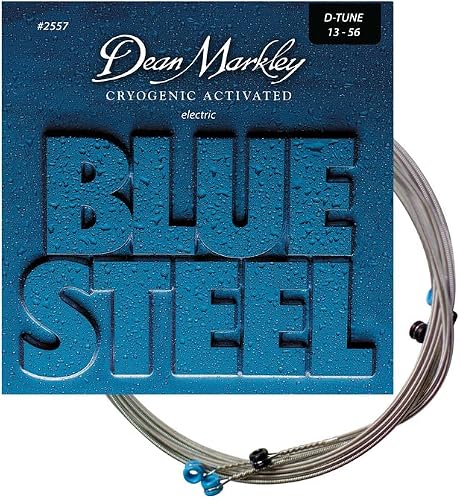 Dean Markley Blue Steel Drop Tune Electric Guitar Strings, 13-56, 2557, Medium