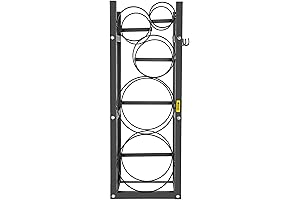 BestEquip Refrigerant Tank Rack - Secures 2-30lb Tanks, Space-Saving, 35x13x14", Perfect for...