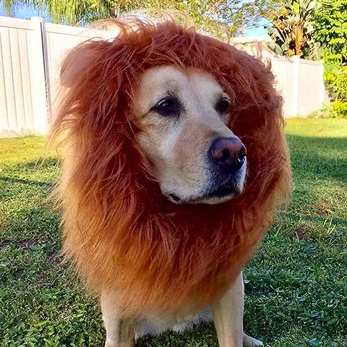 Melena de León para Disfraz de Perro Mediano/Grande miniatura 2