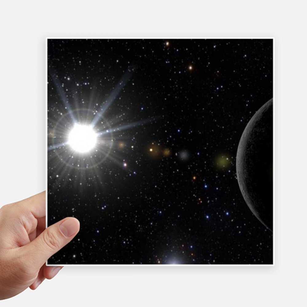 Pegatinas de cielo nocturno con alta adherencia pack de 4 vinilos de 20cm lavables para moto