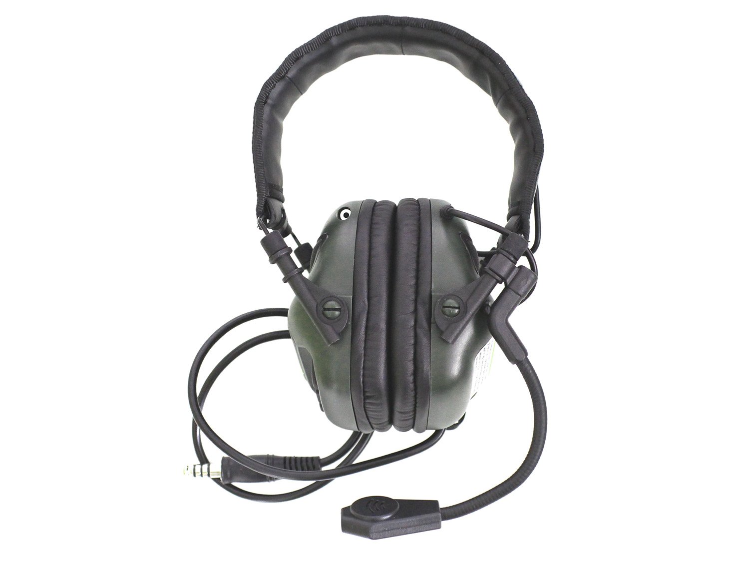 Earmor Casque universel à arceau M32 avec isolation acoustique NRR 22, entièrement réglable - Olive [M32-FG]