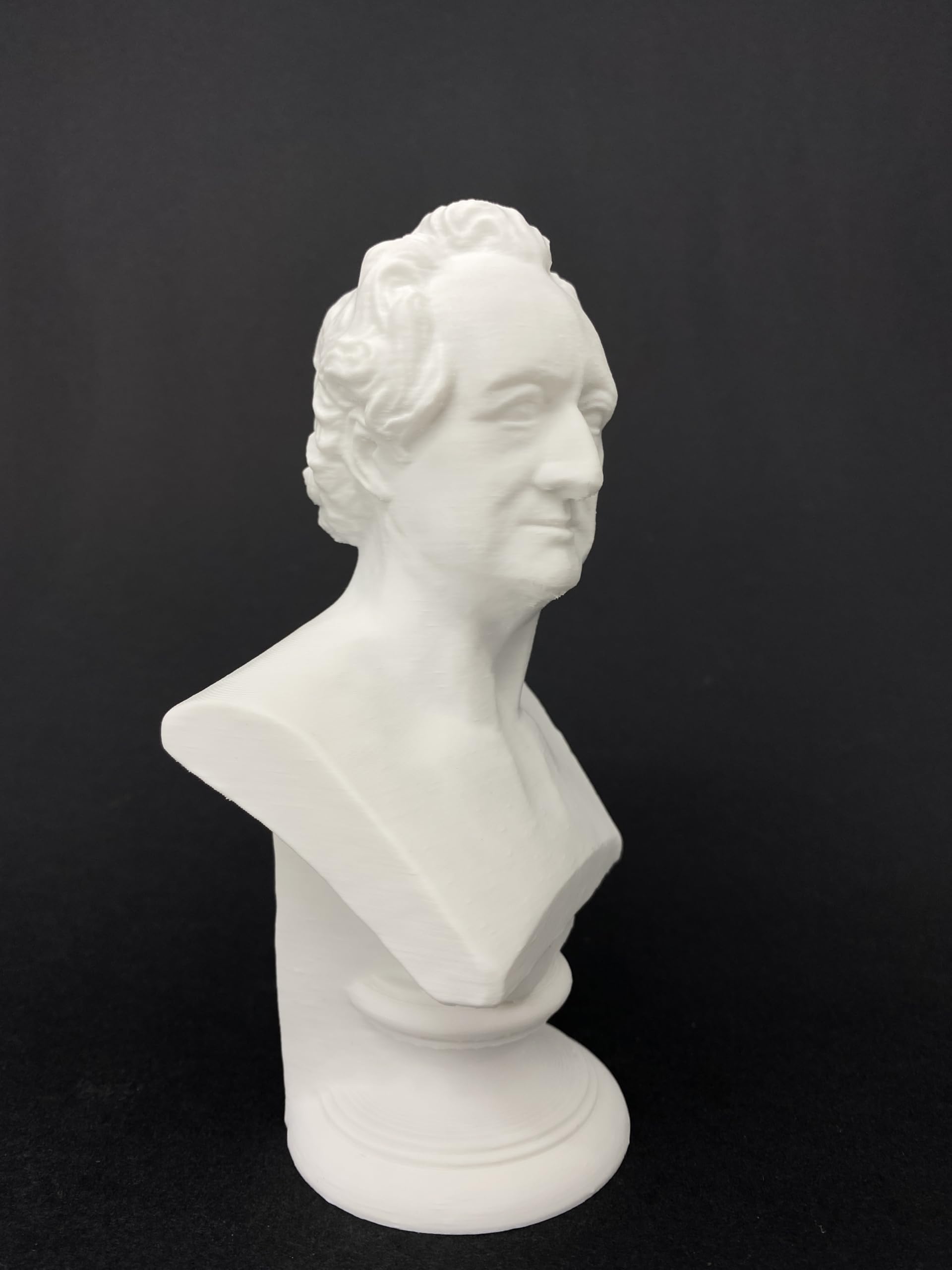 Goethe Bust, German Writer Goethe Statue, Bookshelf Decor and Console Goethe Bust 6 inches
