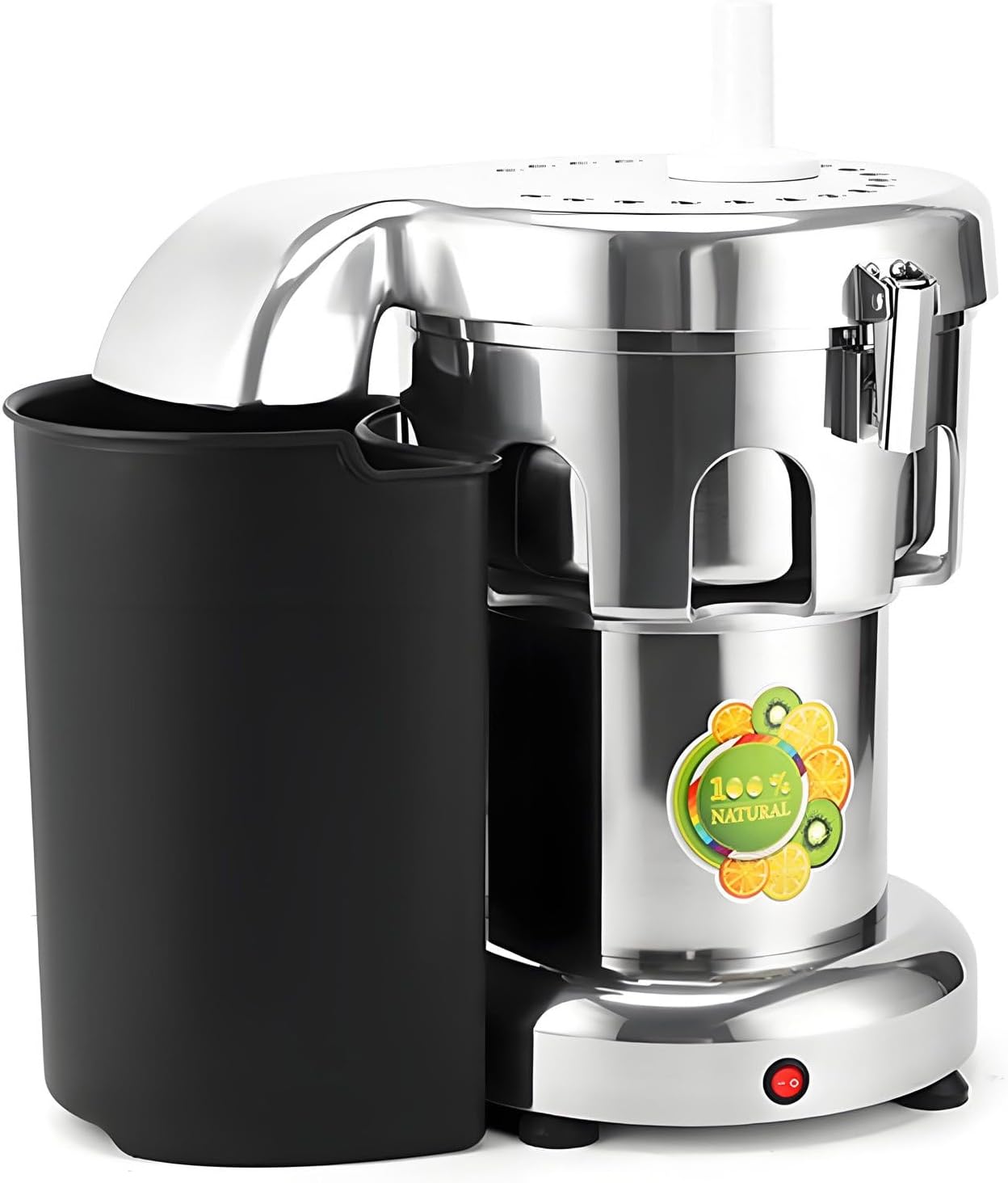 Extractor de Jugo Comercial 550W, Máquina para Frutas y Verduras, Alto Rendimiento