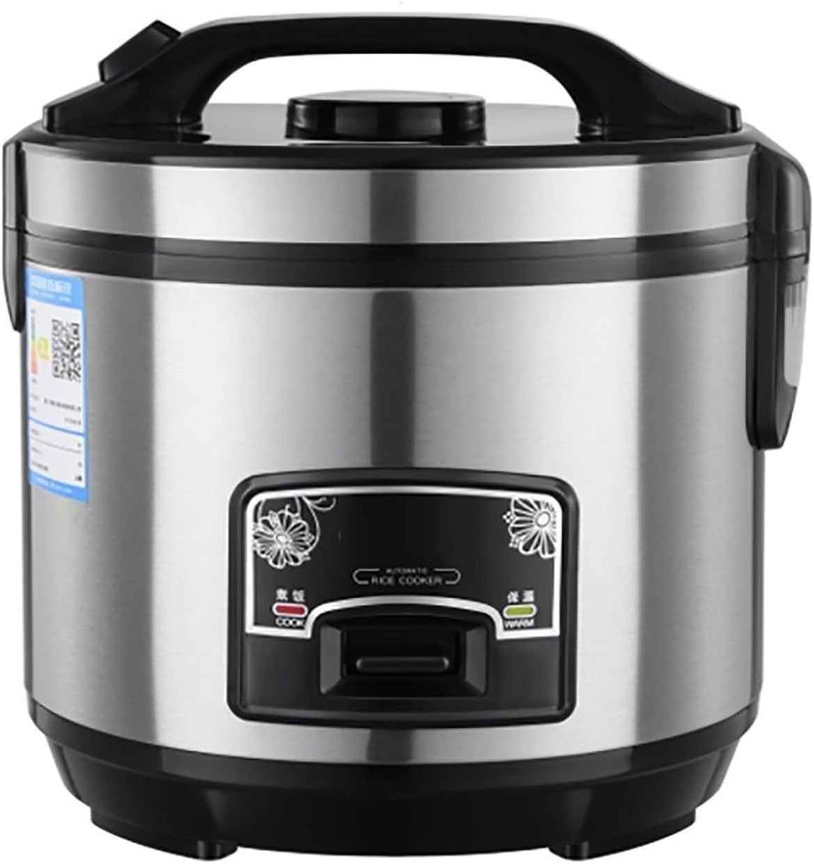 Rice Cooker (2-5L) Home Multi-function Intelligent Insulation 304 Stainless Steel Inner Pot Spoon Steamer And Measuring，for 1-8 People 220-240V US/EU(5L)